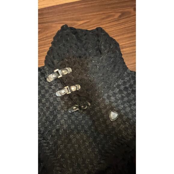 Leif Nelson Slim Fit Cable Knit Pullover Turtle Neck Sweater Mens Sz Small - Picture 4 of 12